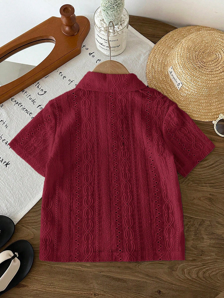 Tricou SHEIN, vișiniu