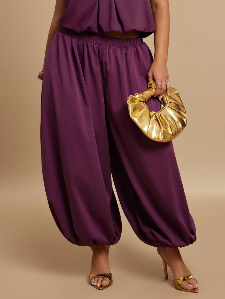 Pantaloni SHEIN, mov