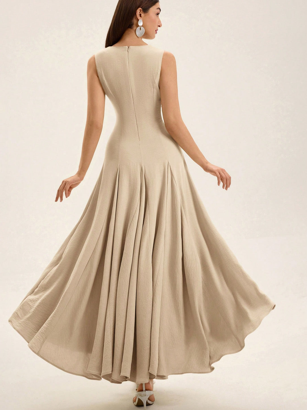 Rochie maxi SHEIN, portocaliu