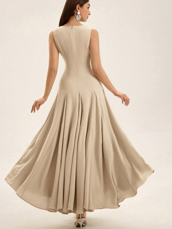 Rochie maxi SHEIN, portocaliu