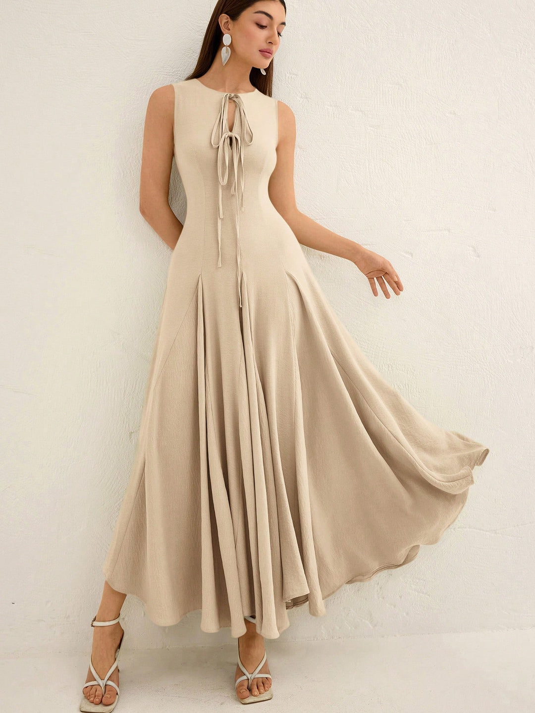 Rochie maxi SHEIN, portocaliu