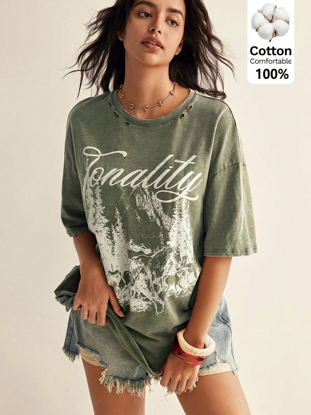 Tricou SHEIN, verde