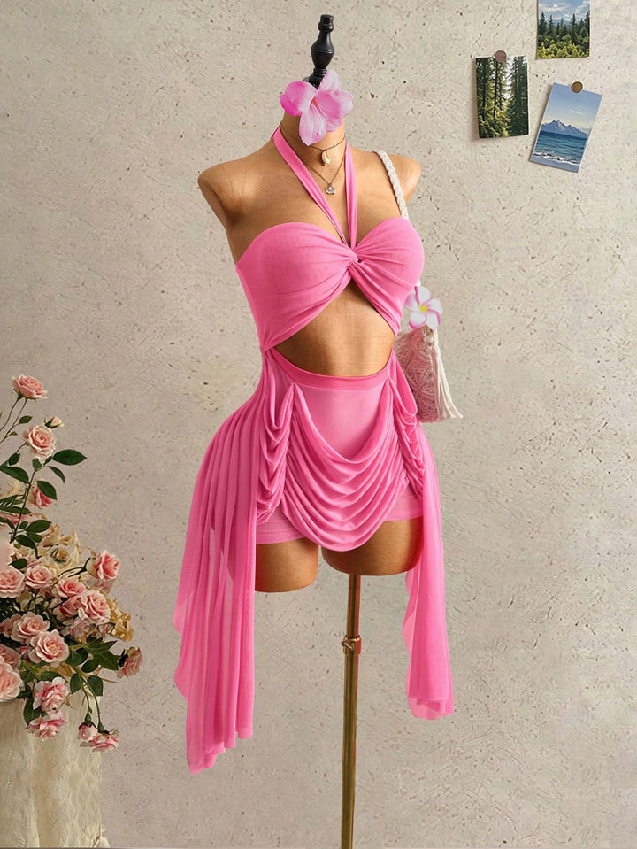 Rochie scurtă SHEIN, roz