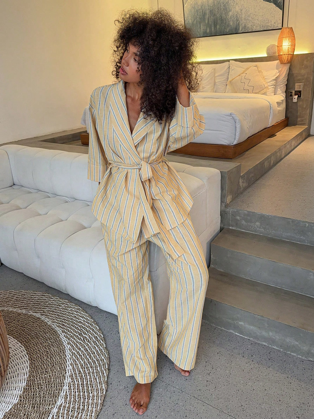 Pijama SHEIN, galben