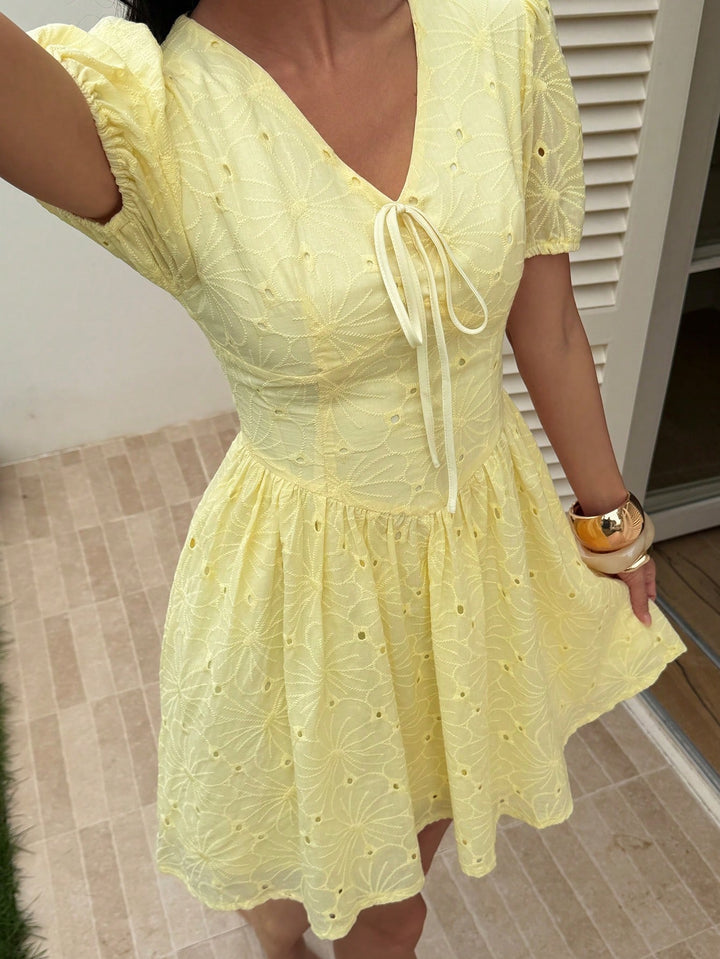 Rochie scurtă SHEIN, galben