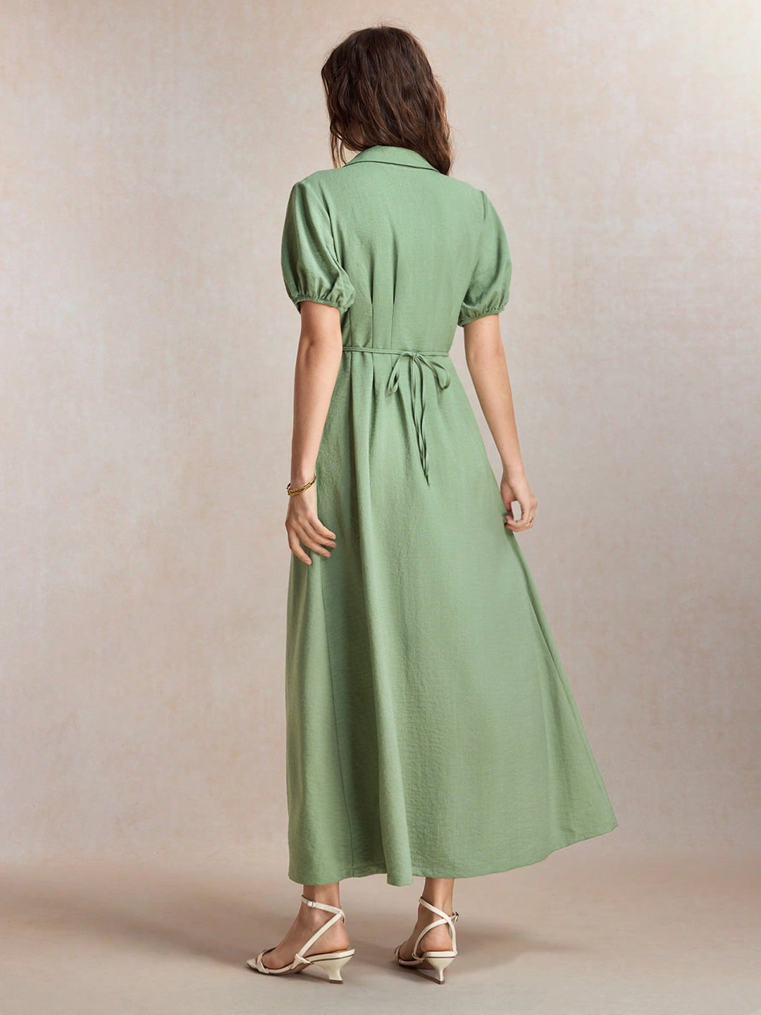 Rochie maxi SHEIN, verde