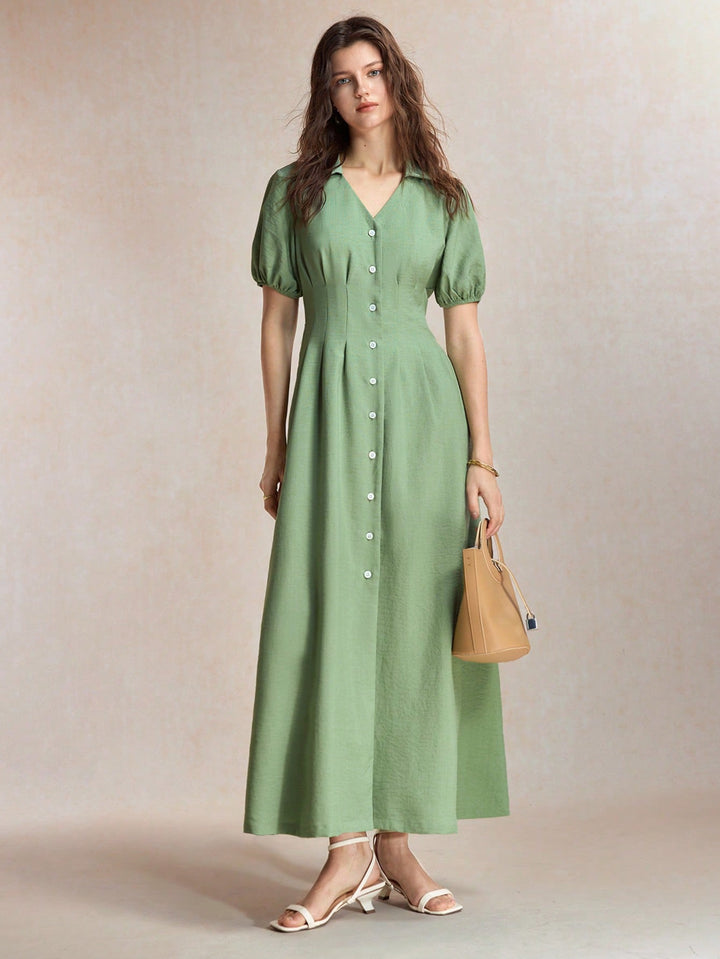 Rochie maxi SHEIN, verde