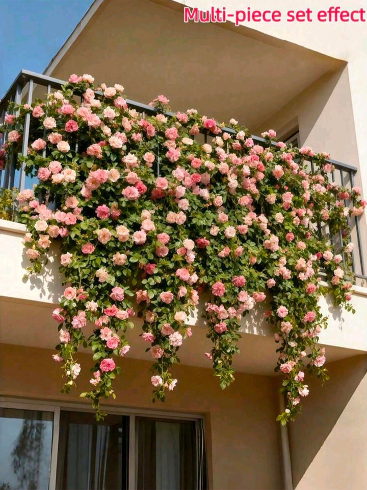 Floari artificiale SHEIN, mix culori