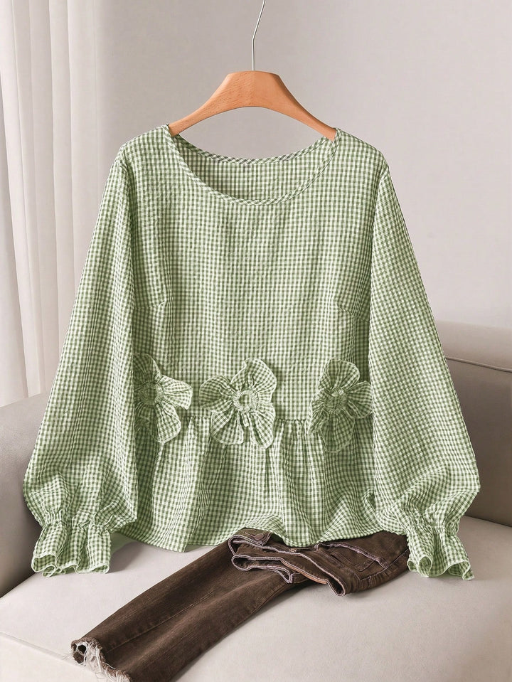 Bluză SHEIN, verde