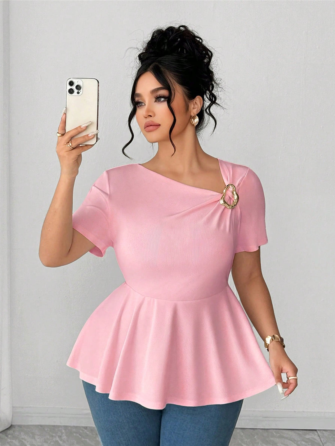 Tricou SHEIN, roz