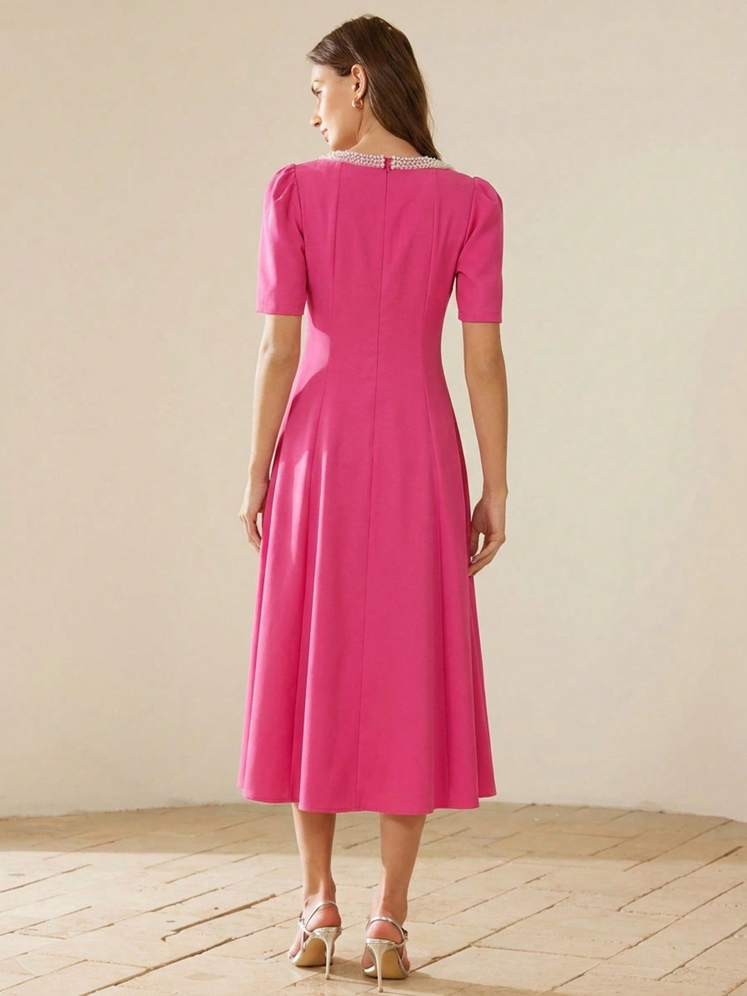 Rochie maxi SHEIN, roz