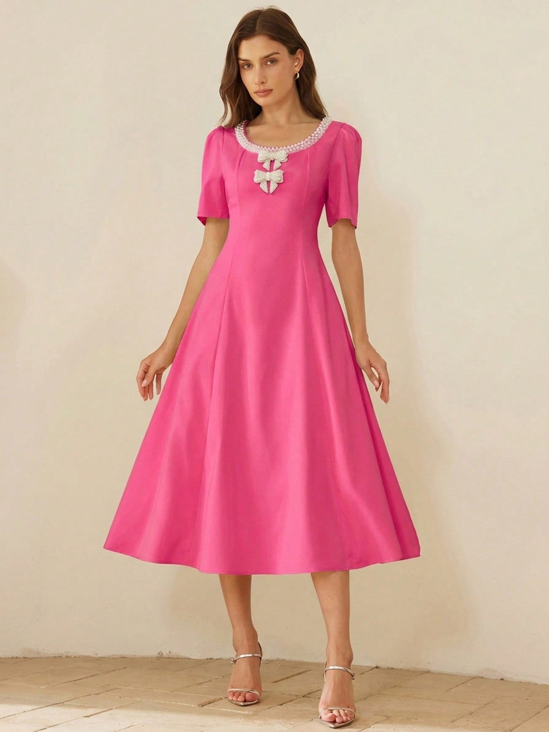 Rochie maxi SHEIN, roz