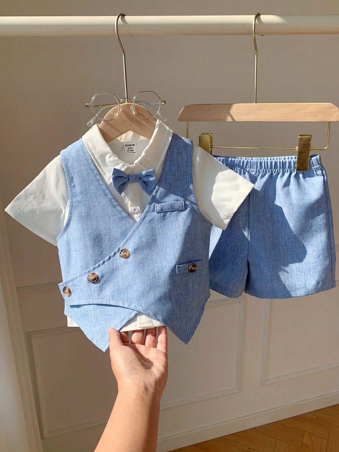 Costum SHEIN, albastru