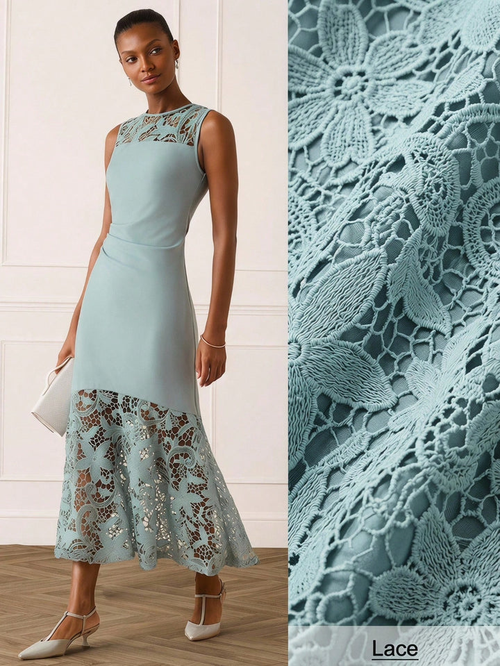 Rochie midi SHEIN, albastru