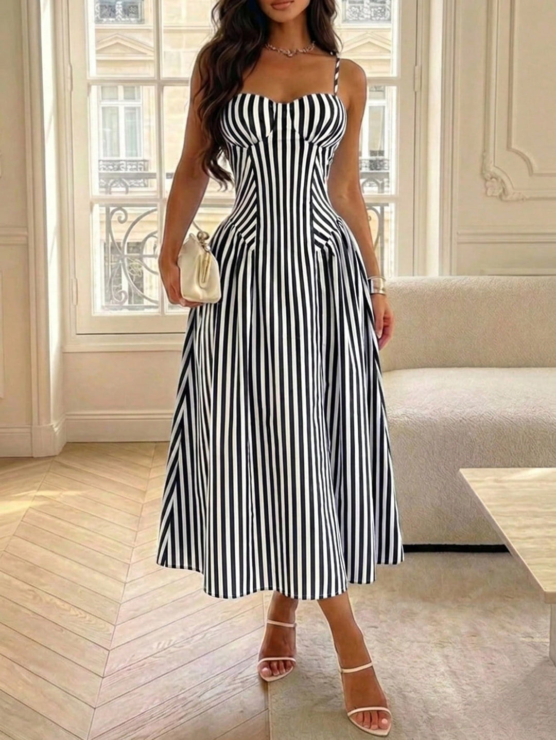 Rochie maxi SHEIN, negru