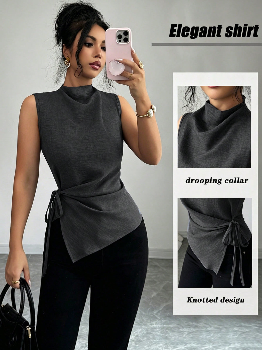 Bluza SHEIN, negru