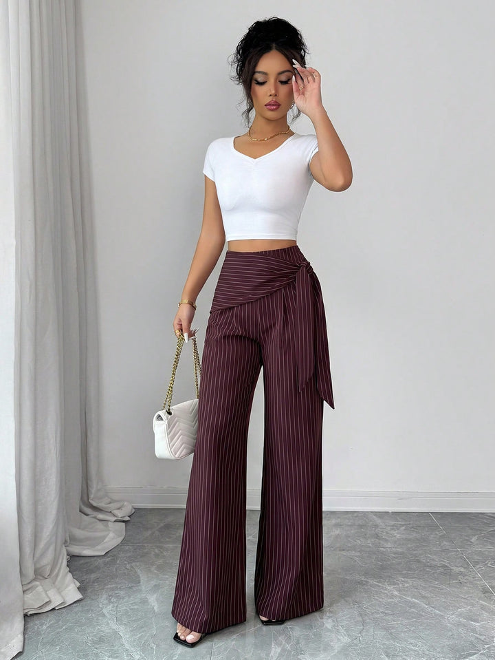 Pantaloni SHEIN, vișiniu