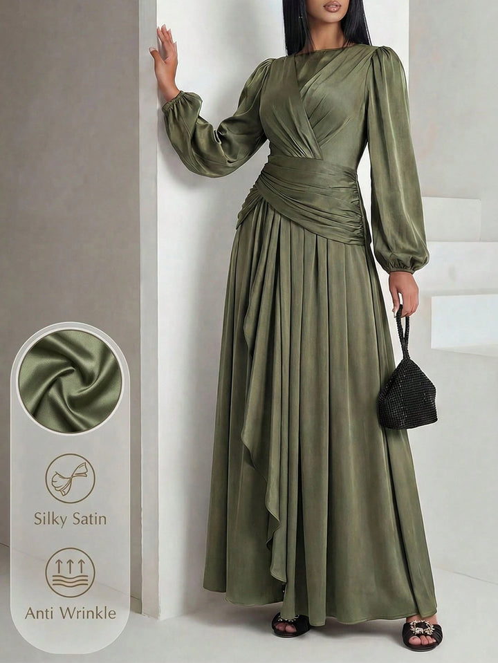Rochie maxi SHEIN, verde