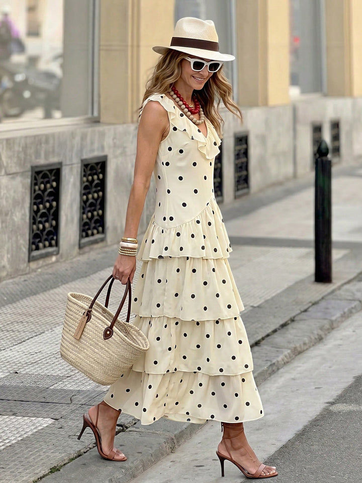 Rochie maxi SHEIN, bej