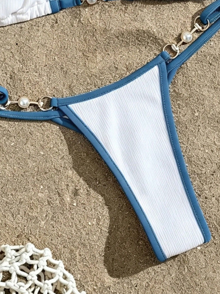 Set bikini SHEIN, alb