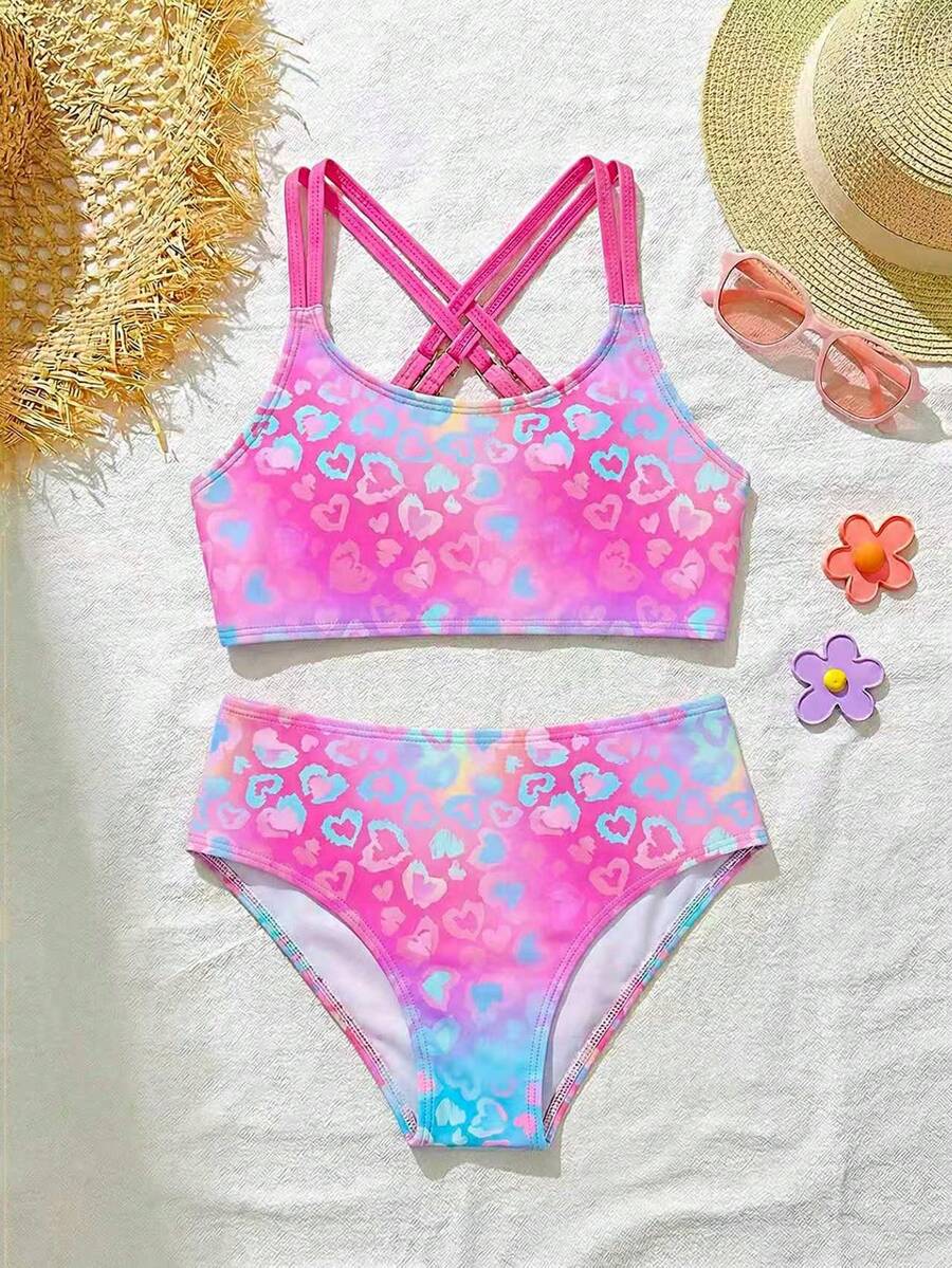 Costum de baie SHEIN, mix culori