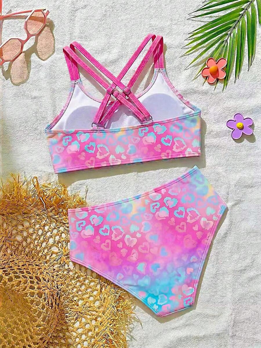 Costum de baie SHEIN, mix culori