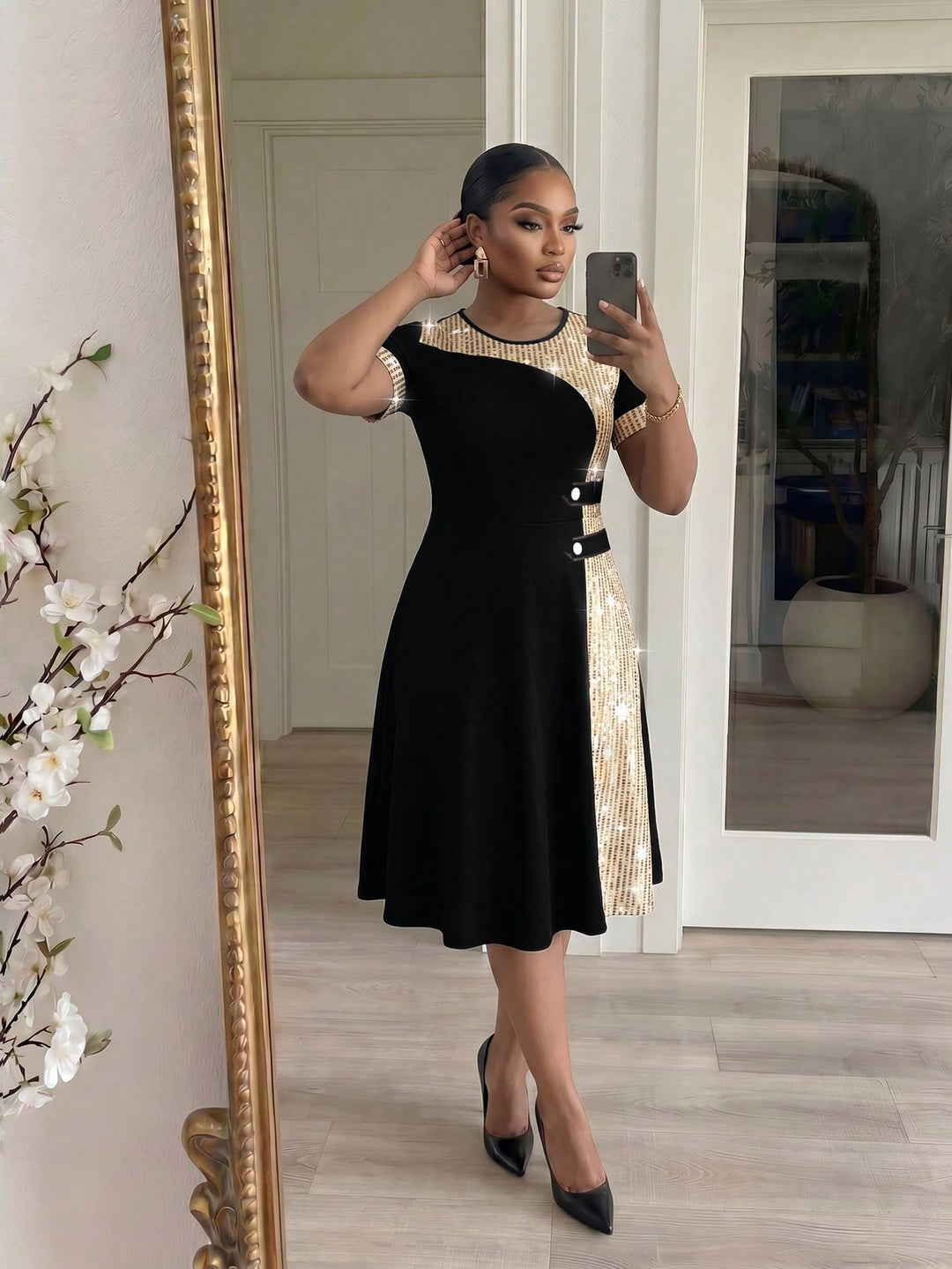 Rochie SHEIN, mix culori