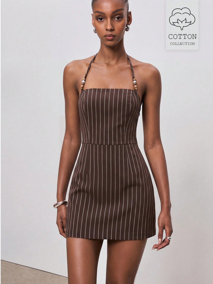 Rochie mini SHEIN, bej