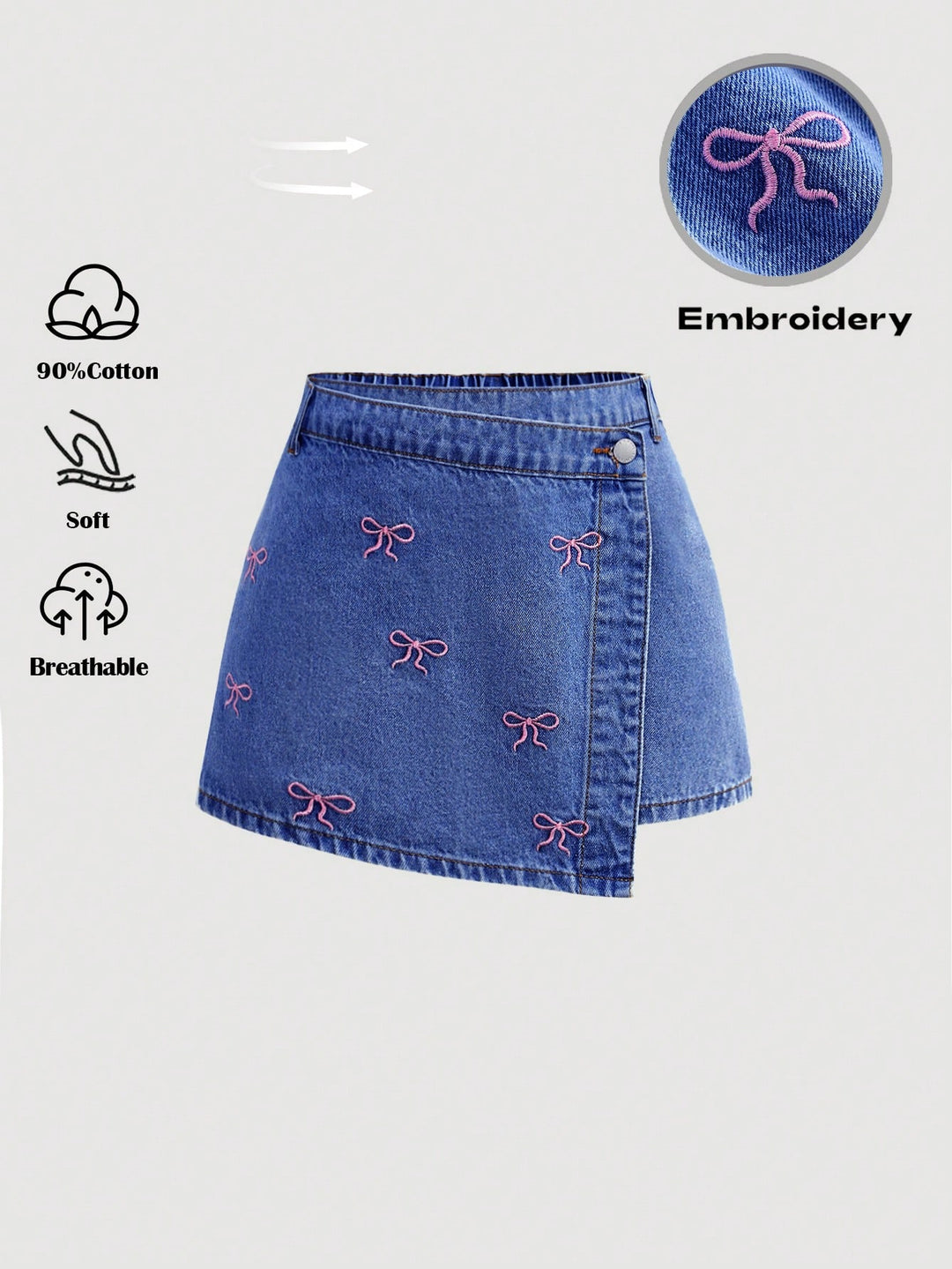 Pantaloni scurți SHEIN, albastru