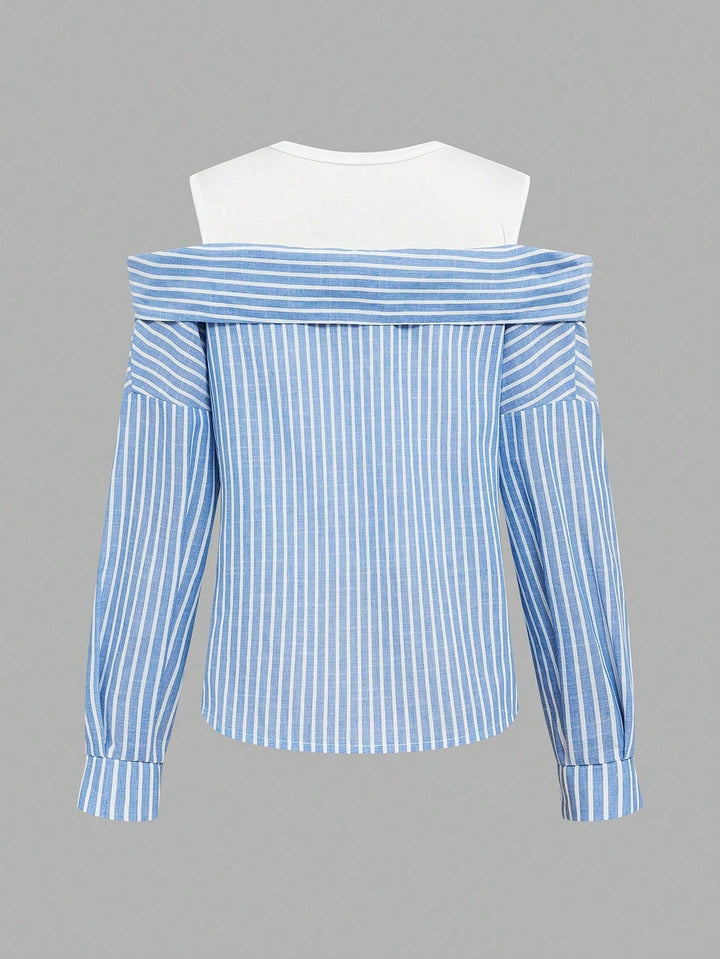 Bluza SHEIN, albastru