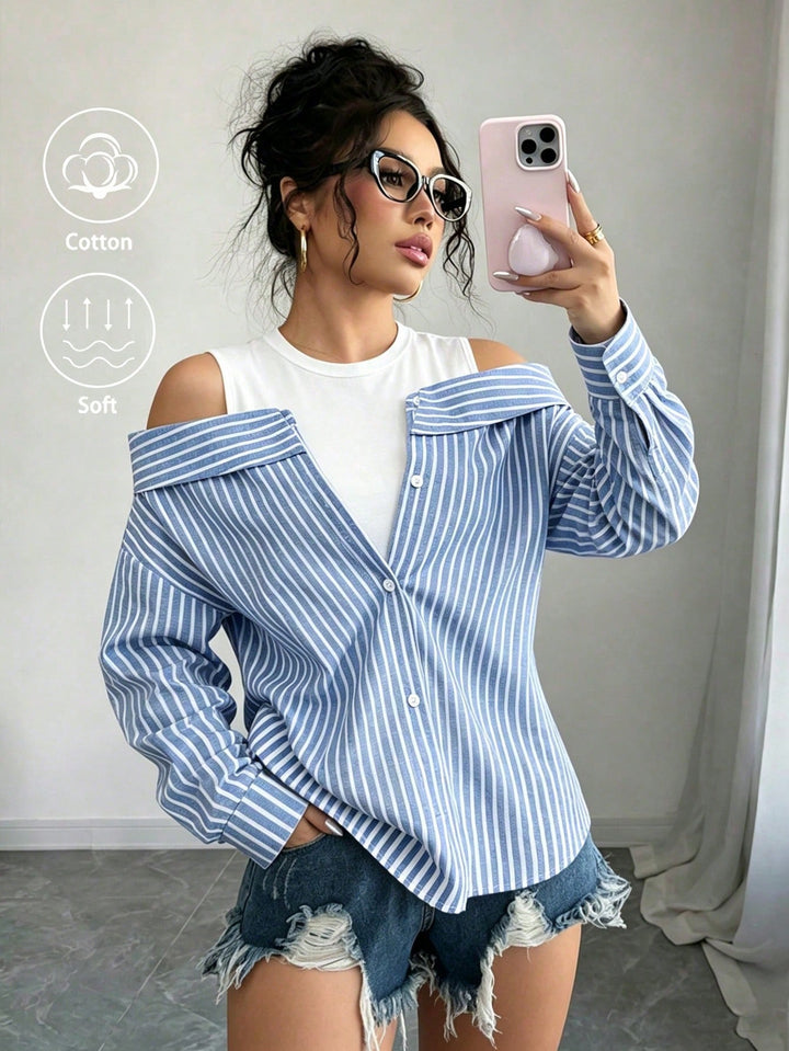 Bluza SHEIN, albastru