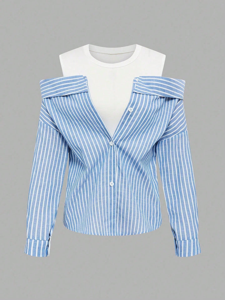 Bluza SHEIN, albastru