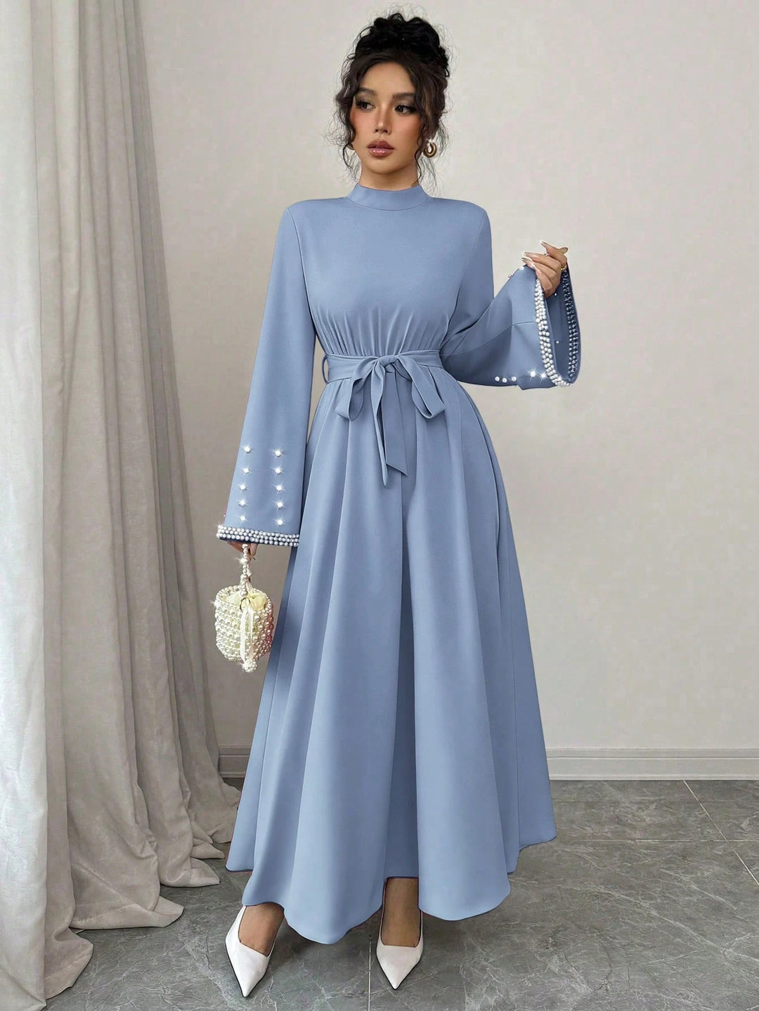 Rochie maxi SHEIN, albastru