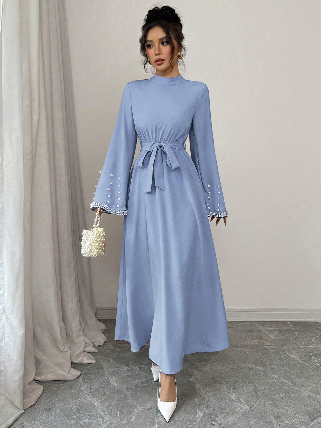Rochie maxi SHEIN, albastru