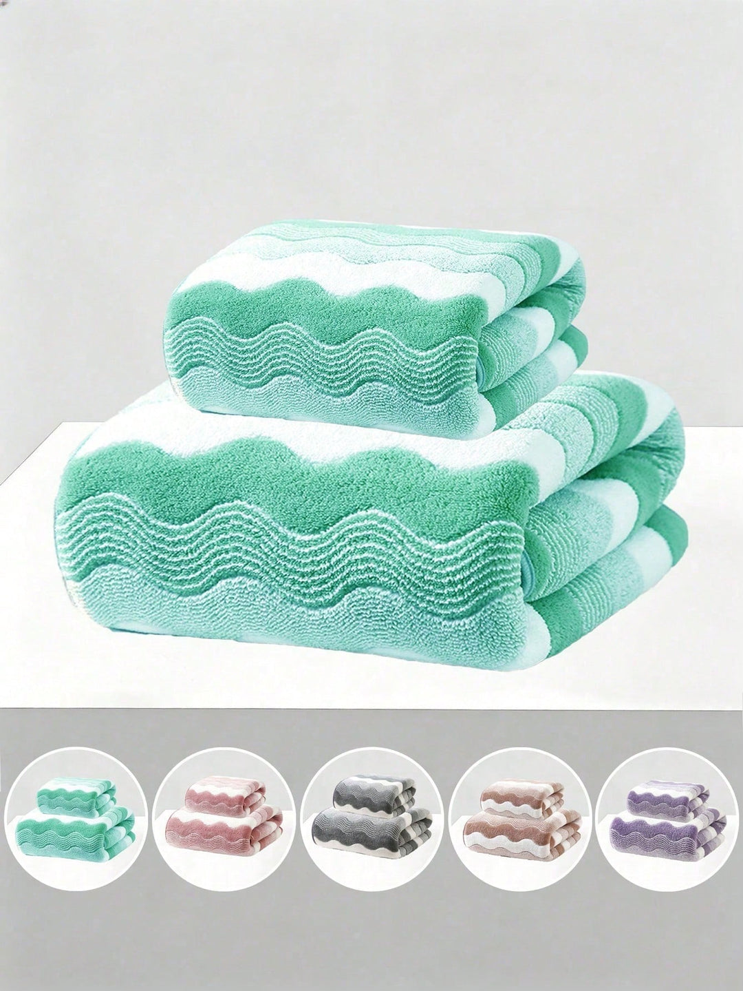Set de prosoape SHEIN, mix culori