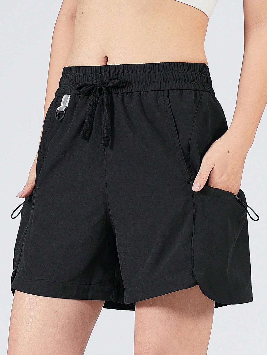 Pantaloni scurți SHEIN, negru