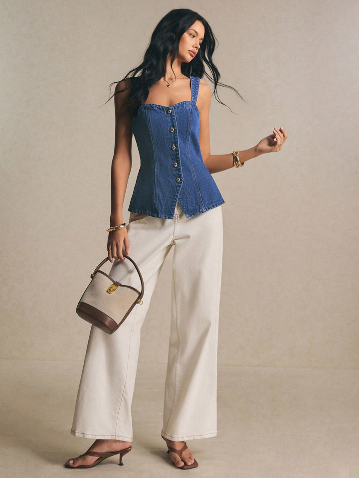 Top SHEIN, albastru