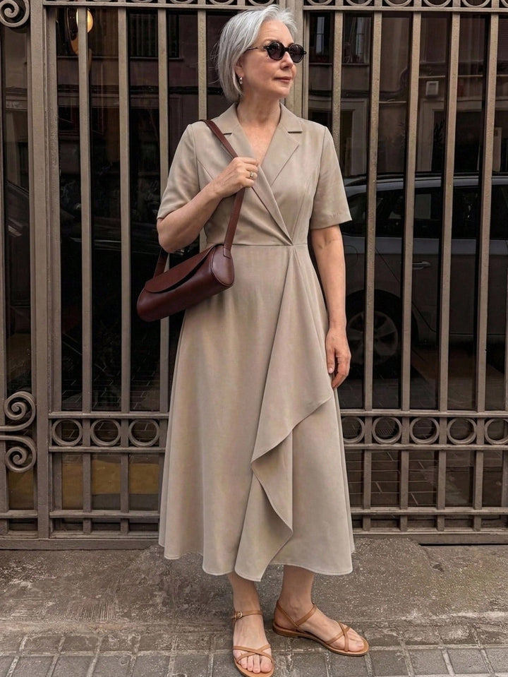 Rochie midi SHEIN, kaki