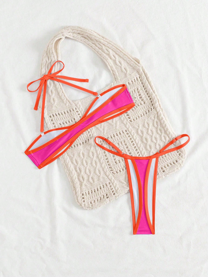 Set bikini SHEIN, mix culori