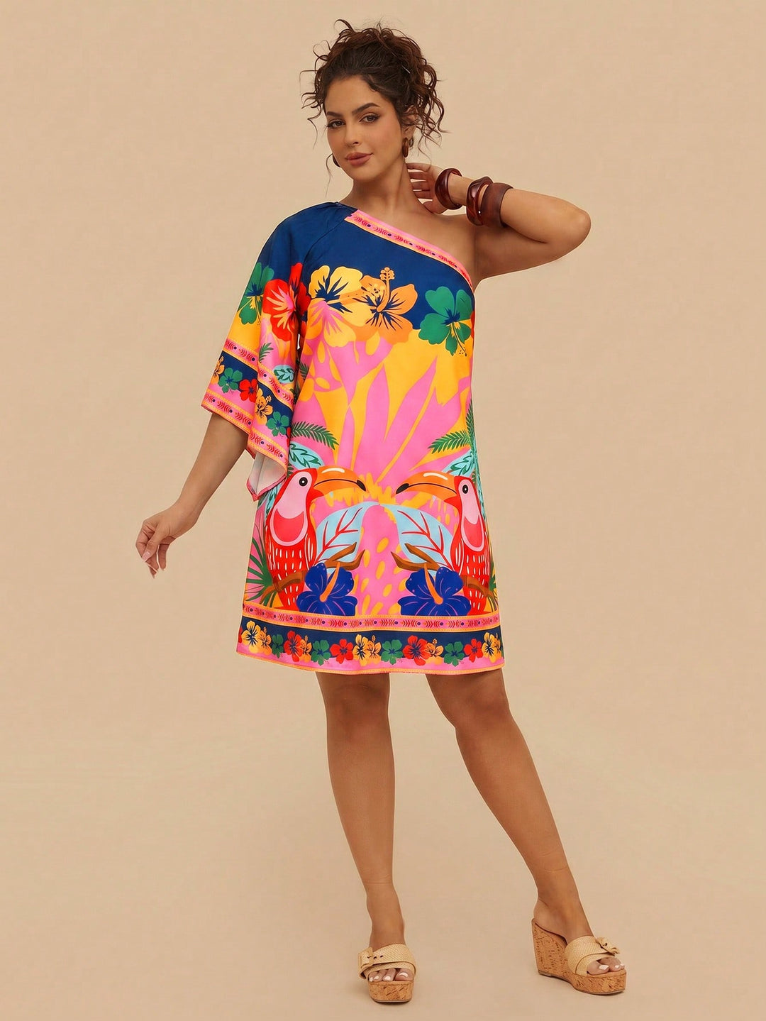 Rochie SHEIN, mix culori