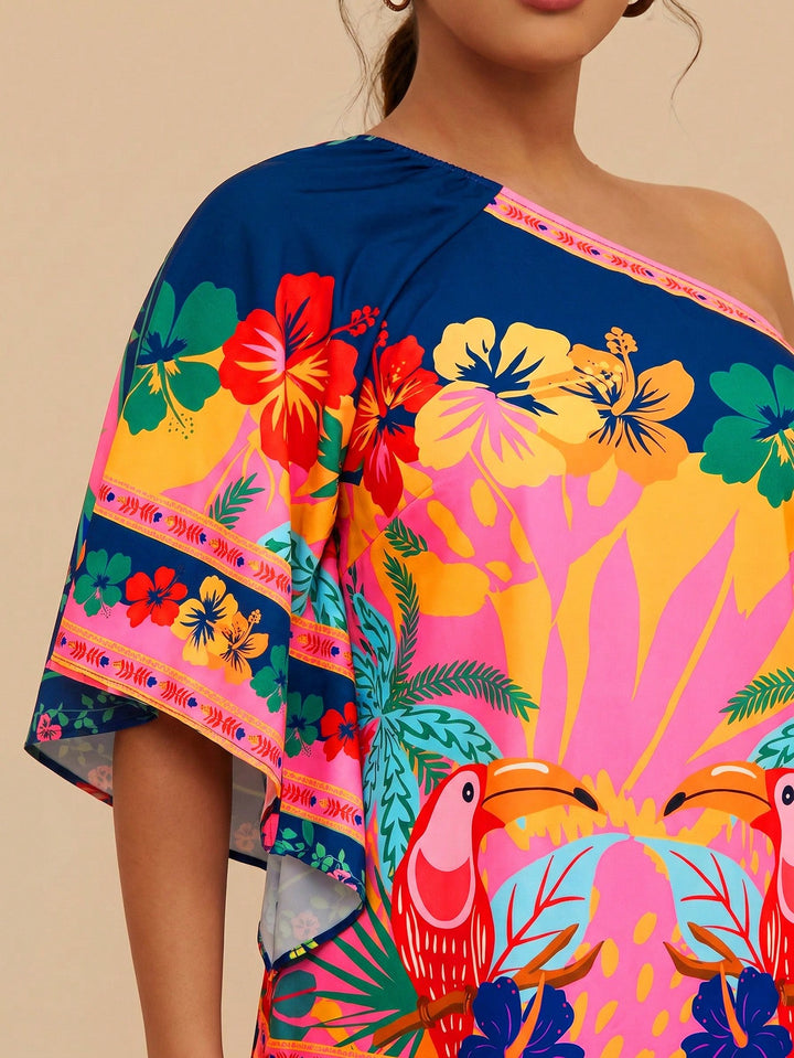 Rochie SHEIN, mix culori