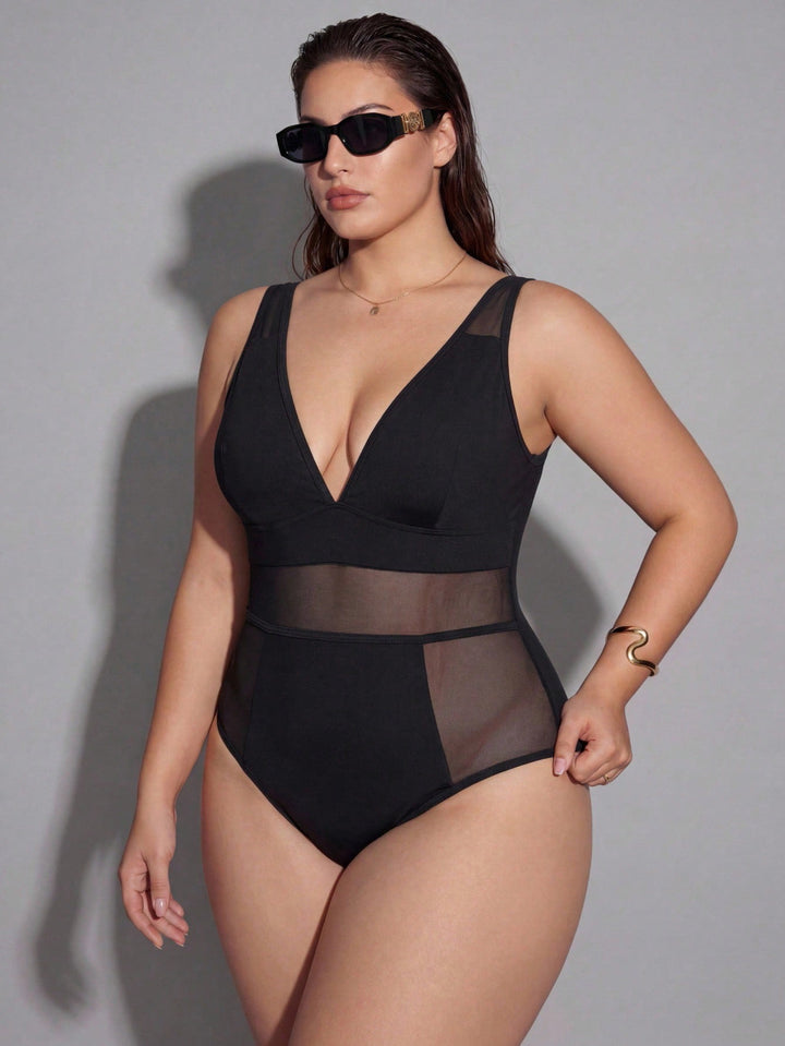 Costum de baie SHEIN, negru