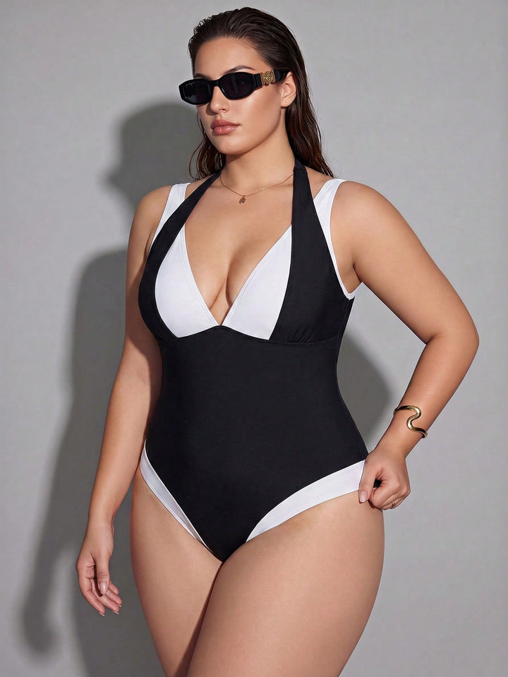 Costum de baie SHEIN, mix culori