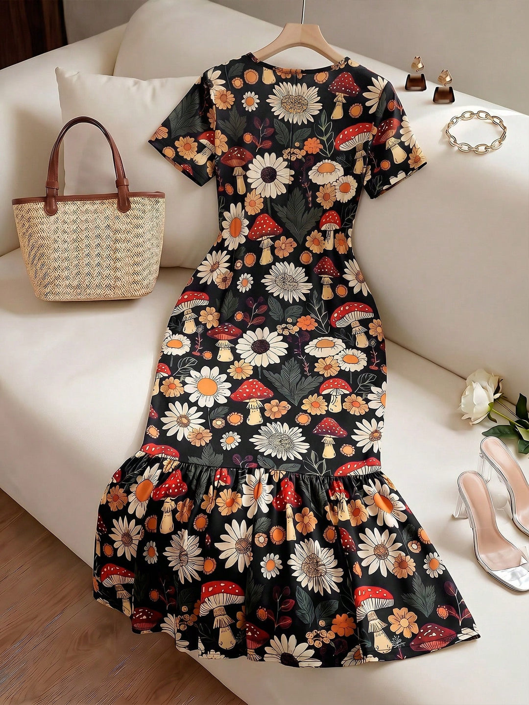 Rochie SHEIN, mix culori