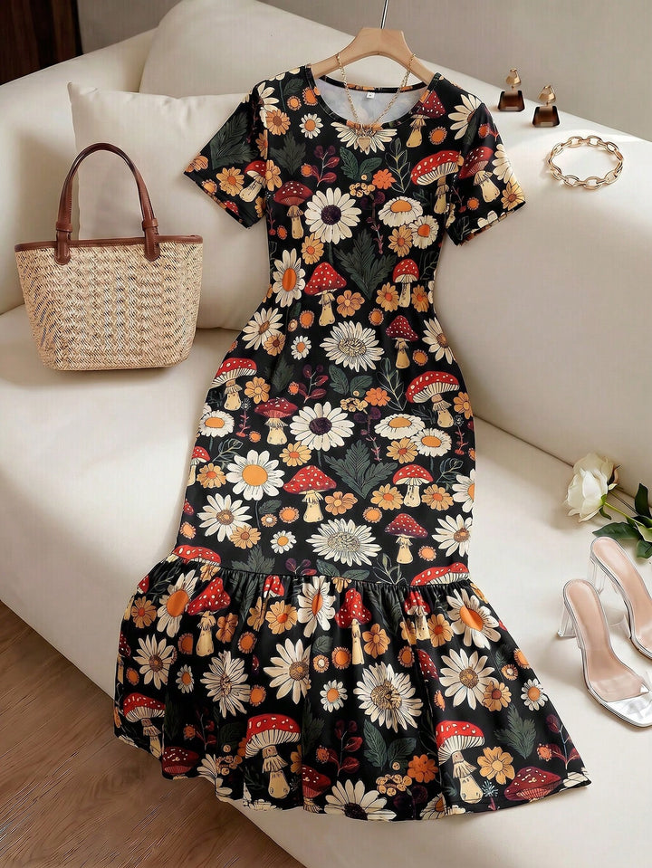 Rochie SHEIN, mix culori