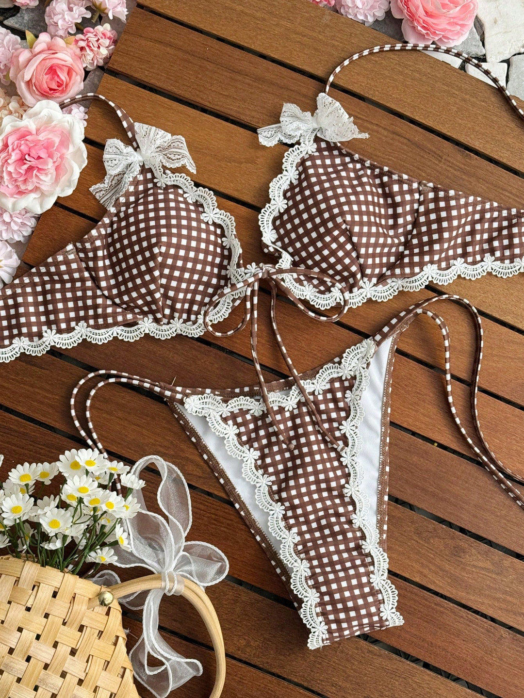 Set bikini SHEIN, mix culori