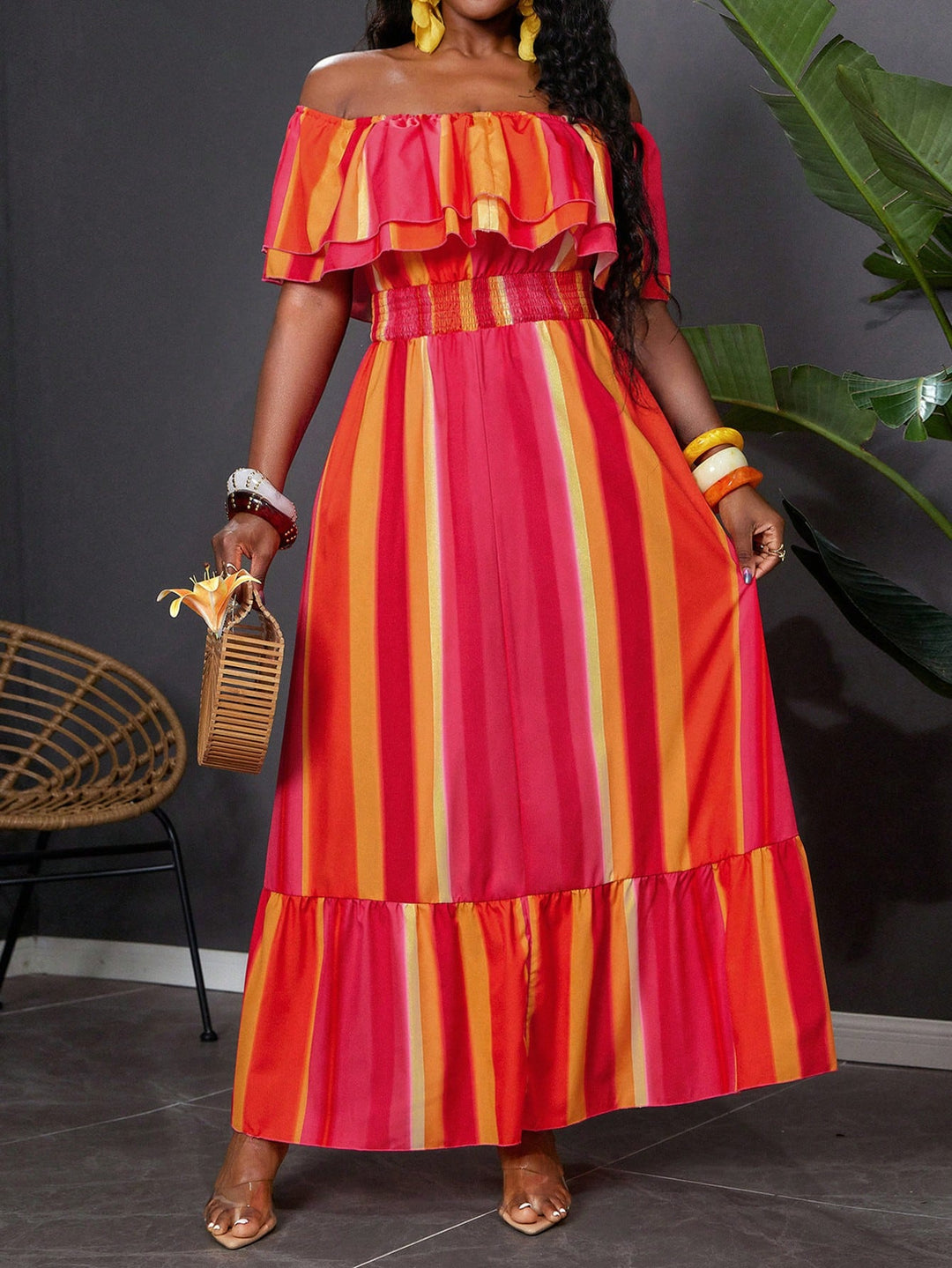 Rochie SHEIN, mix culori