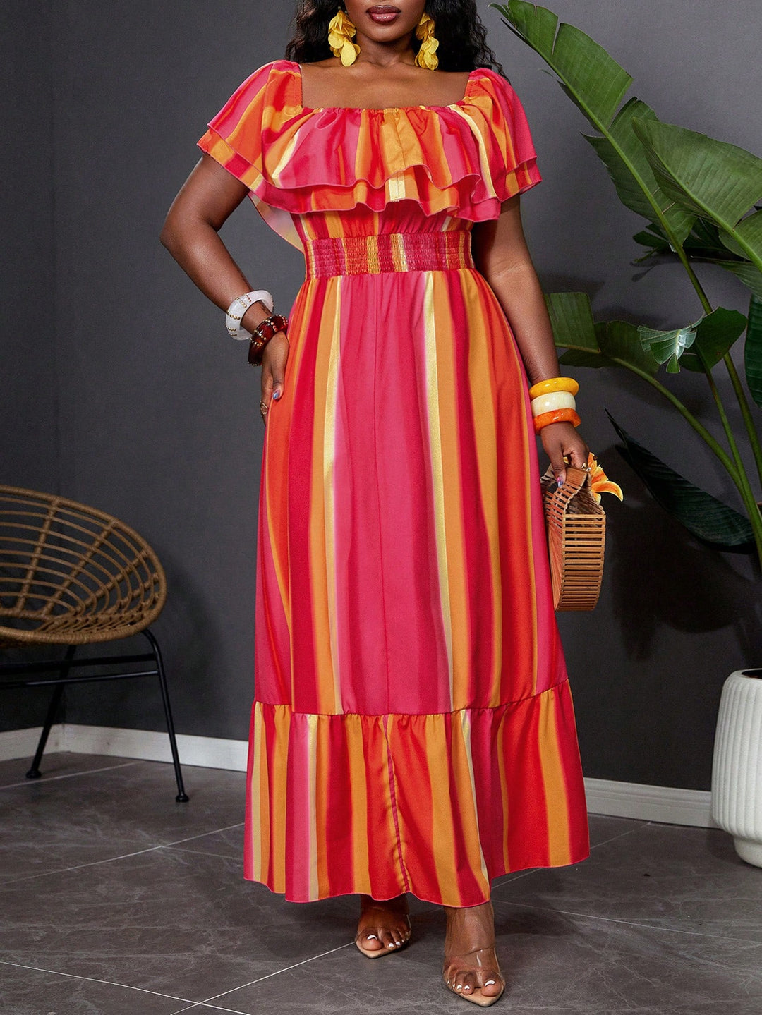 Rochie SHEIN, mix culori