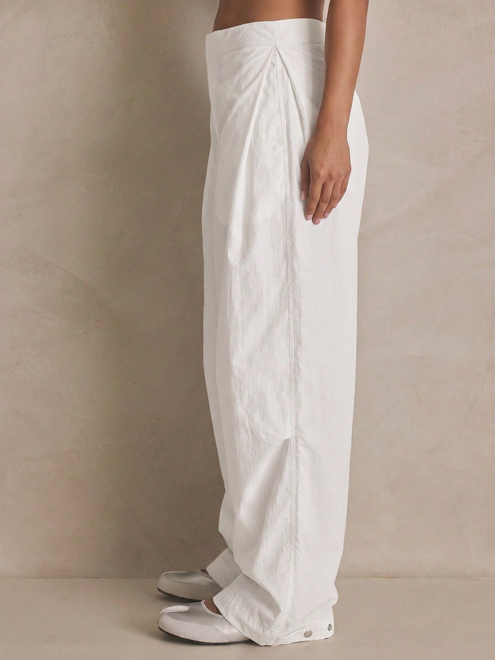 Pantaloni SHEIN, alb