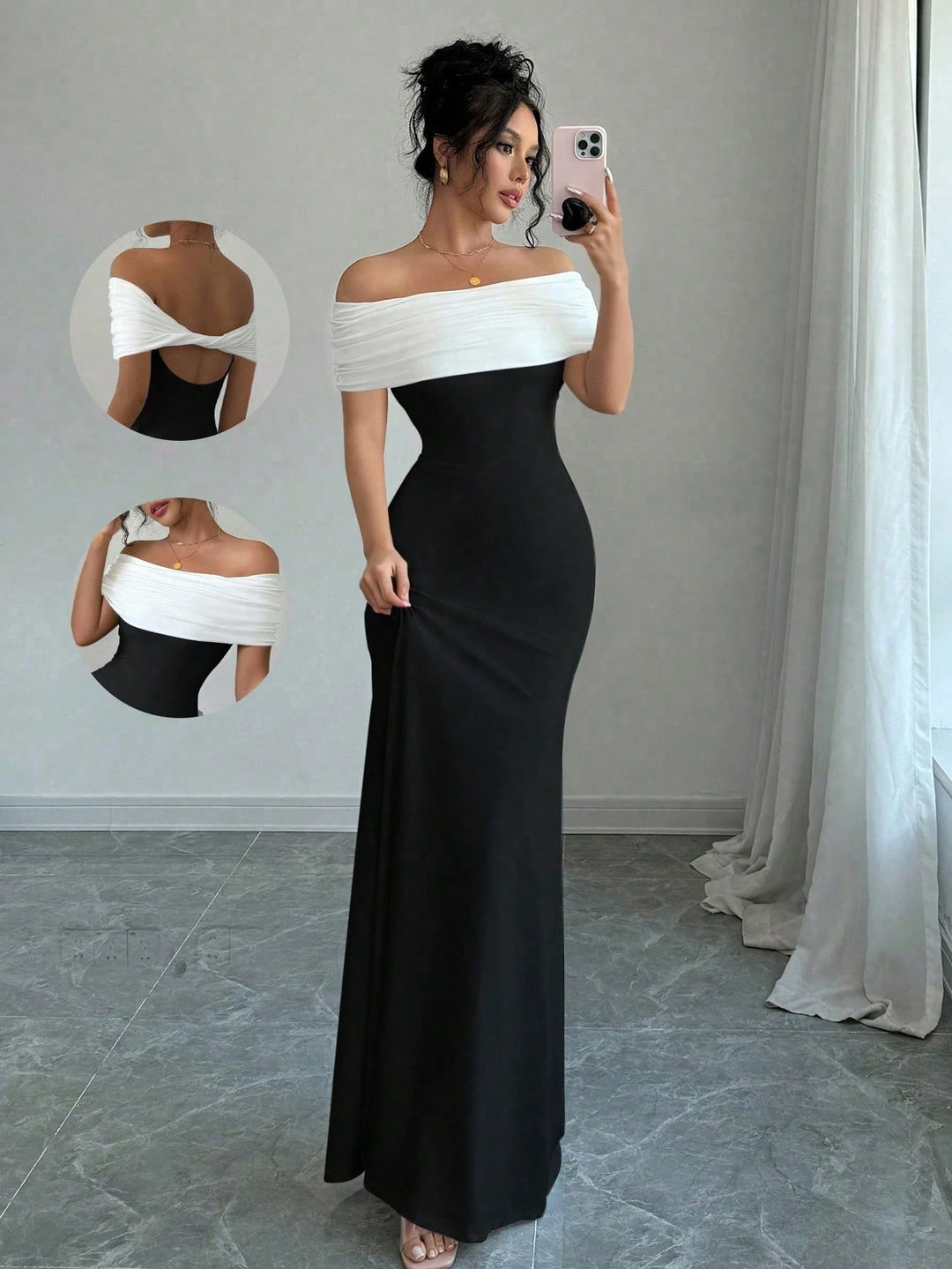 Rochie de ocazie SHEIN, mix culori